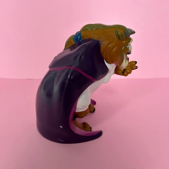 Vintage Disney Beauty and the Beast Plastic Coin Bank Figure - Picture 5 of 7